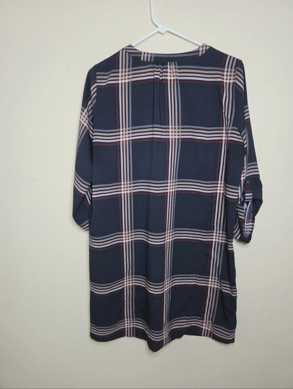 Women's Loft Outlet  Plaid Dress Sz Petite Medium